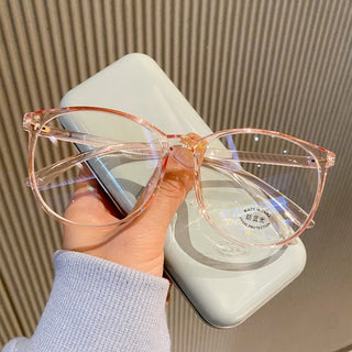 Transparent Computer Glasses Frame Women  Anti Blue Light Round Eyewear Blocking Glasses Optical Spectacle Eyeglass glasses men