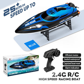 HJ808 RC Boat 2.4Ghz 25km/h High Speed Remote Control Racing Ship Water Speed Boat Children Model Gifts Toy