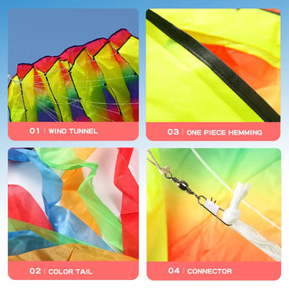 YongJian 3D octopus soft kite 5m Giant Kite With 100m tire line Giant soft kites for adults outdoor toys