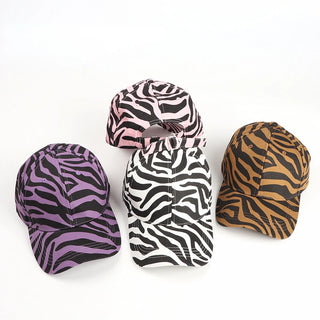 Unisex Leopard Print Zebra Print Baseball Cap Hip Hop Cap Men