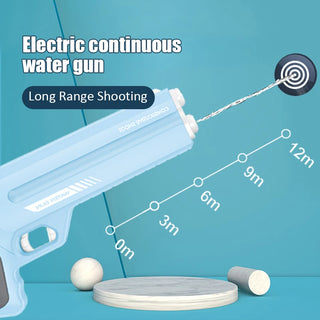 Water Gun Electric Fully Automatic Suction High Pressure Water Blaster Pool Toy Gun Summer Beach Outdoor Toy for Girls Boys Gift