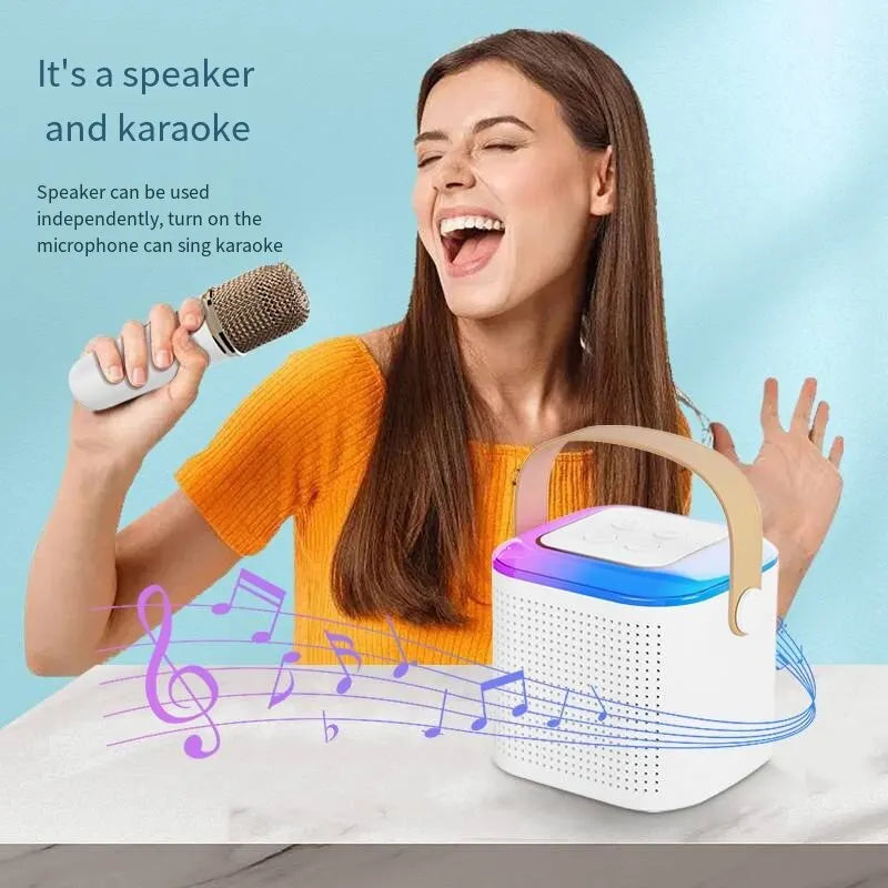 Y1 Microphone Bluetooth Speaker Home Wireless K Song Sound Kgebao Microphone Outdoor Singing Small Family Ktv