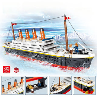 Taitannic Ship Assembly Model Block Toy Decoration Gift Items 1288 Block Model Children