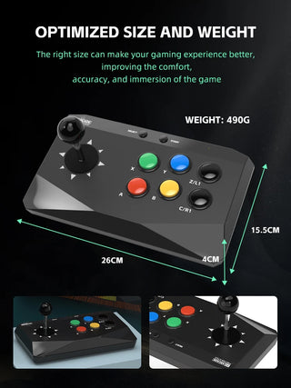 DATA FROG Y3 Arcade 4K Video Game Console with Game Arcade Keyboard Built-in 10000 Games Stick For PS1/FC/GBA Retro TV Dendy