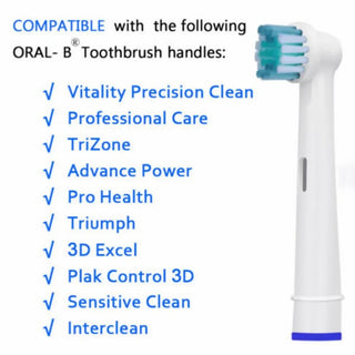 4 Pcs/Set Soft Replacement Tooth Brush Heads Electric Toothbrush Replaceable Head Nozzles Dupont Bristles For Braun For Oral B