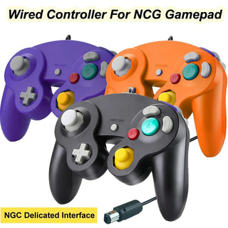 For Gamecube Controller USB Wired Handheld Joystick Compatible Nintend For NGC GC Controle For MAC Computer PC Gamepad