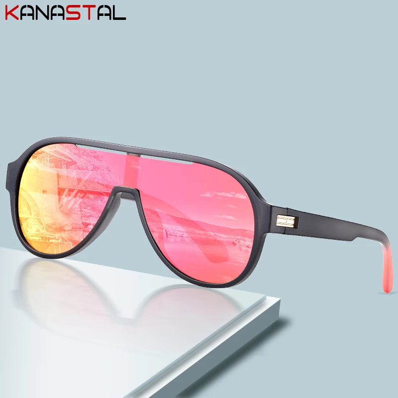 Men Polarized Sunglasses Women UV400 Sun Glasses TR90 Eyeglasses Frame Driving Beach Bike Travel Anti Glare Shade Visor Eyewear