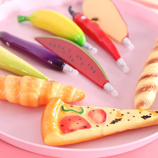 Creative Food Bread Ballpoint Pen Office School Learning Supplies Fruit and Vegetable Students Prize Gift Funny Stationery