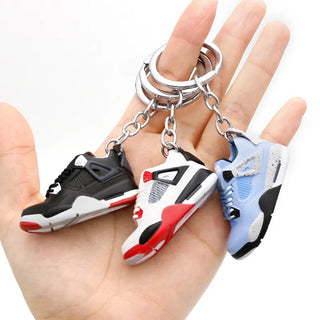 Exquisite 3D Mini Sneakers Key Chain Sneakers Fans Souvenir Key Chain Mobile Phone Key Pendant Model Exquisite Gift