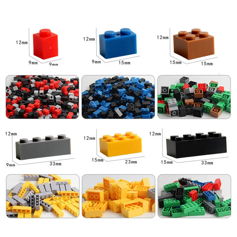 1000 DIY creative building blocks bulk set Urban Classic building blocks Assembled birthday gift children