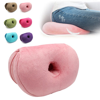 Dropshipping Dual Comfort Orthopedics Hemorrhoids Seat Cushion Memory Foam Car Rebound Cushion Office Chair Breathable Pillow