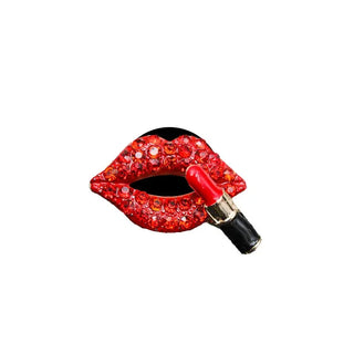 2/1pcs Car Air Outlet Aromatherapy Perfume Clip Diamond Red Lips Lipstick Clips Perfume Air Freshener Auto Interior Accessories