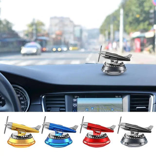 Car Air Freshener Solar Aircraft Decoration Mini Automobile Perfume Air Freshener Fragrance Airplane Ornament Car Accessories