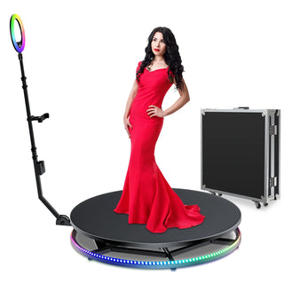 360 Photo Booth for  Party Slow Motion 360 Degree Rotating Picture Selfie Magic 360 Automatic Video Booth for  Wedding Event