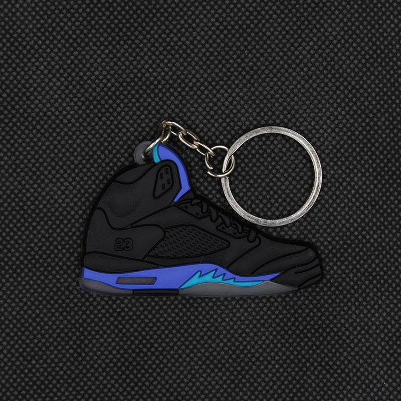 Key Chain Basketball Shoes Key Ring Mini Keychain Colorful Sneakers Key Pendant for Men and Women