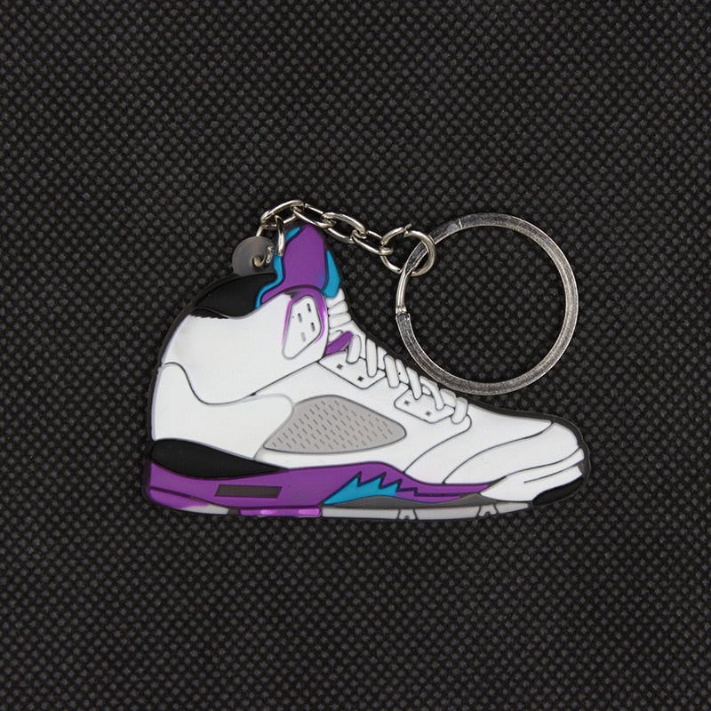 Key Chain Basketball Shoes Key Ring Mini Keychain Colorful Sneakers Key Pendant for Men and Women