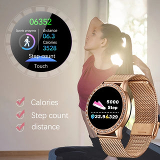 LIGE New Color Screen Smart Watch Women men Full Touch Fitness Tracker Blood Pressure Smart Clock Women Smarmartwatch for Xiaomi