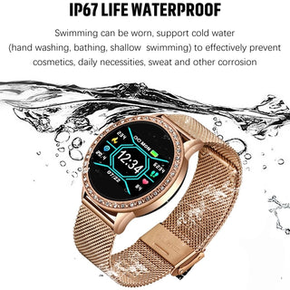 LIGE New Color Screen Smart Watch Women men Full Touch Fitness Tracker Blood Pressure Smart Clock Women Smarmartwatch for Xiaomi