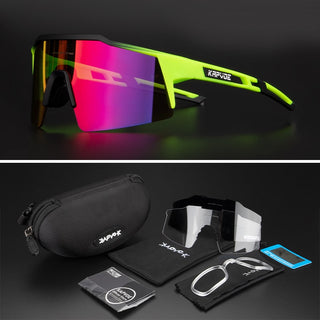 Kapvoe  Bicycle Cycling Sunglasses Polarized Cycling Glasses Bike MTB UV400 Mountain Men/Women Eyewear Outdoor Sport Goggles