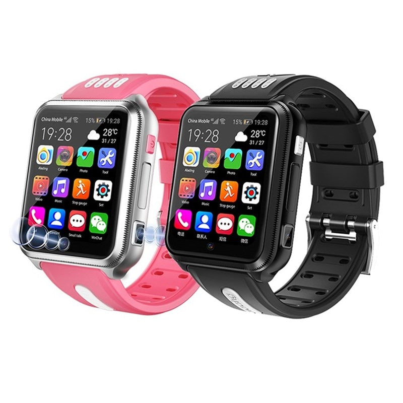 4G Android Smart Watch Child GPS Positioning Phone Boy Girl Video Call Clock Wifi Internet Google Store Navigation Dual Camera