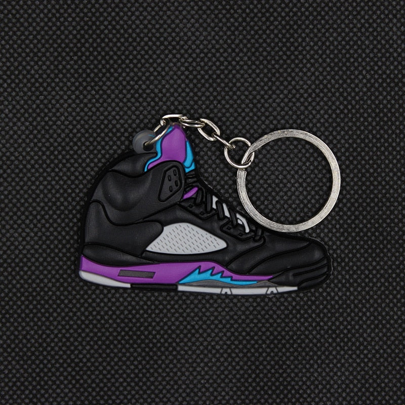 Key Chain Basketball Shoes Key Ring Mini Keychain Colorful Sneakers Key Pendant for Men and Women