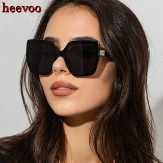 New Luxury Women Cat Eye Sunglasses Diamonds Micro Inlaid Zircon Eyeglasses Vintage Oversized Gradient Glasses For Female