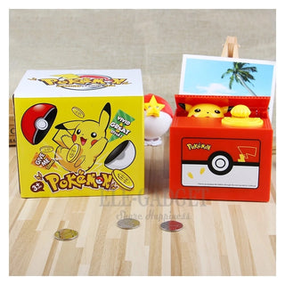 Pokemon Piggy Bank Electronic Money Box Action Anime Figure