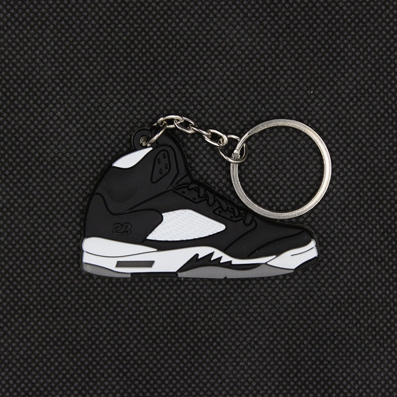 Key Chain Basketball Shoes Key Ring Mini Keychain Colorful Sneakers Key Pendant for Men and Women