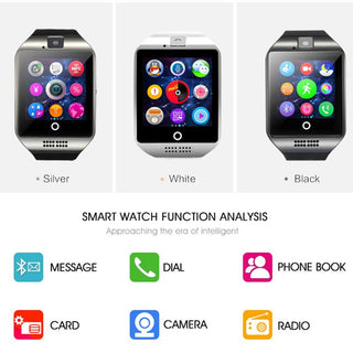 New Design 2022Q18 Bluetooth Smart Watch Support  GSM SIM Card Audio Camera Fitness Tracker Smartwatch For Women Men