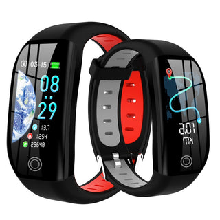 F21 Smart Bracelet GPS Tracker Titness Wristband Blood Pressure Monitor Sleep Tracker Pedometer Bluetooth Band Men Women Watch