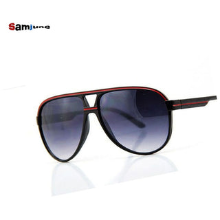 Samjune male sunglasses driving glasses Fashion Popular line decoration retro sunglasses for men gafas de sol Oculos UV400