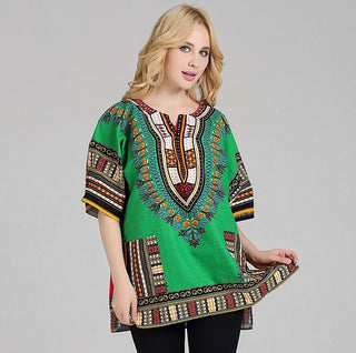 XXXL African Fashion Dashiki Design Floral Dress African Traditional Print Dashiki Dress for Men and Women