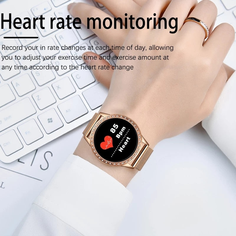 LIGE New Color Screen Smart Watch Women men Full Touch Fitness Tracker Blood Pressure Smart Clock Women Smarmartwatch for Xiaomi