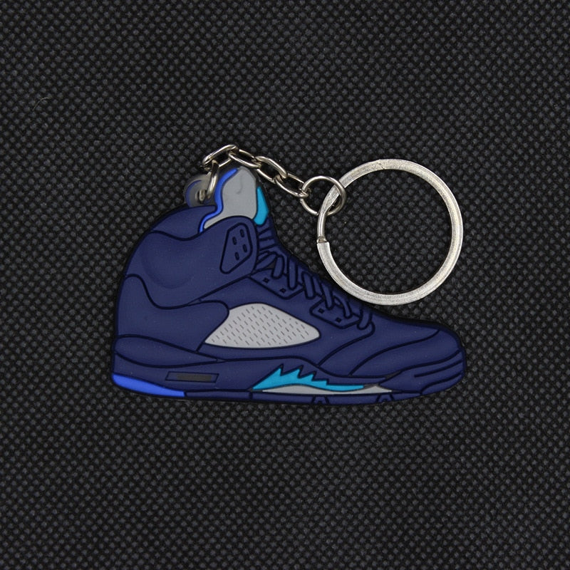 Key Chain Basketball Shoes Key Ring Mini Keychain Colorful Sneakers Key Pendant for Men and Women