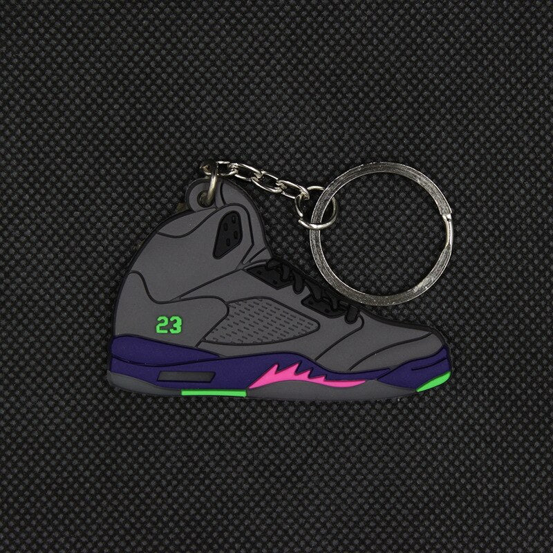 Key Chain Basketball Shoes Key Ring Mini Keychain Colorful Sneakers Key Pendant for Men and Women