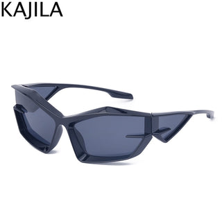 Y2K Punk Sports Sunglasses Women 2000S 2022 New Fashion Brand Irregular Driving Sun Glasses Men Square Hip Hop Shades Goggle