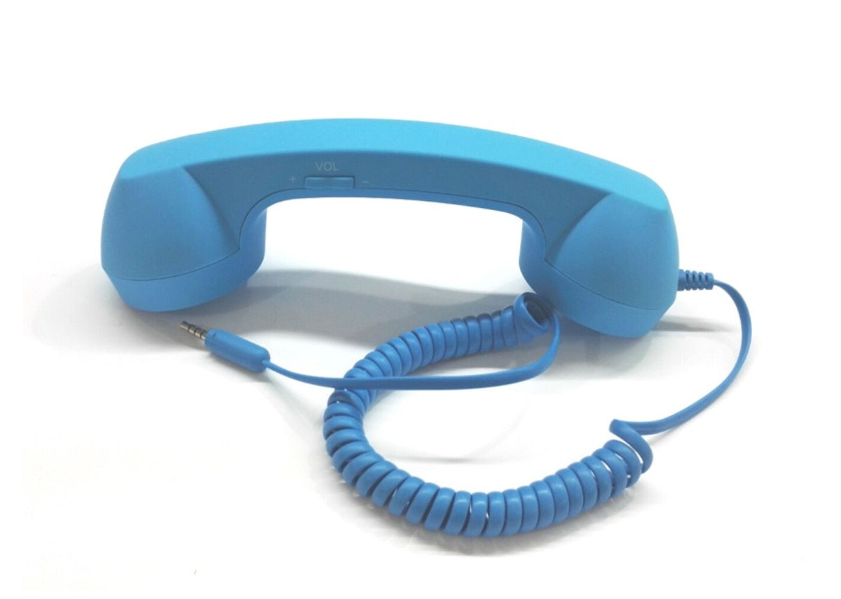 3.5mm Retro Classic Telephone Cell Phone Handset Receiver For Android Or IPhone