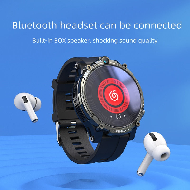 Smart Watch Dual Camera Recording 4G Android Phone WiFi Internet Download APP Adult Sports Pedometer SIM Call Watch