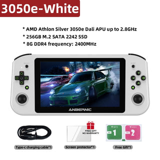 Win600 5.94 in, Handheld Game Console 16GB 3200MHz Portable PC Pocket Mini Laptop 3050e/3020e With Win10 OS System (Ikemen Mugen Handheld)