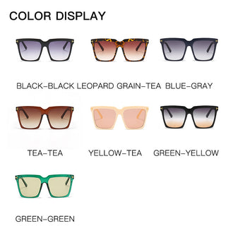 MUSELIFE Fashion Square Sunglasses Designer Luxury Womens Cat Eye Sunglasses Classic Retro Glasses UV400