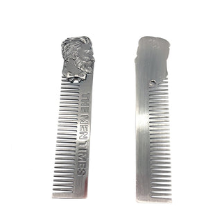 High Quality Cool Men Beard Shaping Template Stainless Steel Beard Comb Men Hair Beard Trim Tool