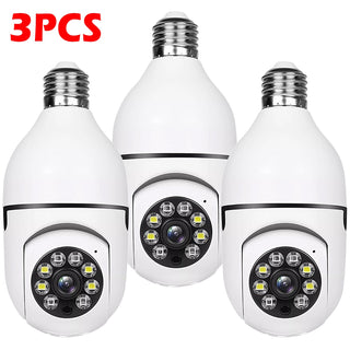 Super Surveillance Camera LED Light Bulb Socket 360° 2.4G WiFi Security Protection 1080P Spotlight Automatic Human Tracking 007