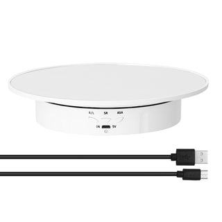 360 Degree Photography Round Auto Rotating Remote Automatically Turntable Jewelry Display Stand Base for Photo Studio Shooting