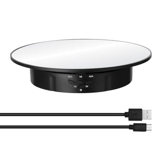 360 Degree Photography Round Auto Rotating Remote Automatically Turntable Jewelry Display Stand Base for Photo Studio Shooting