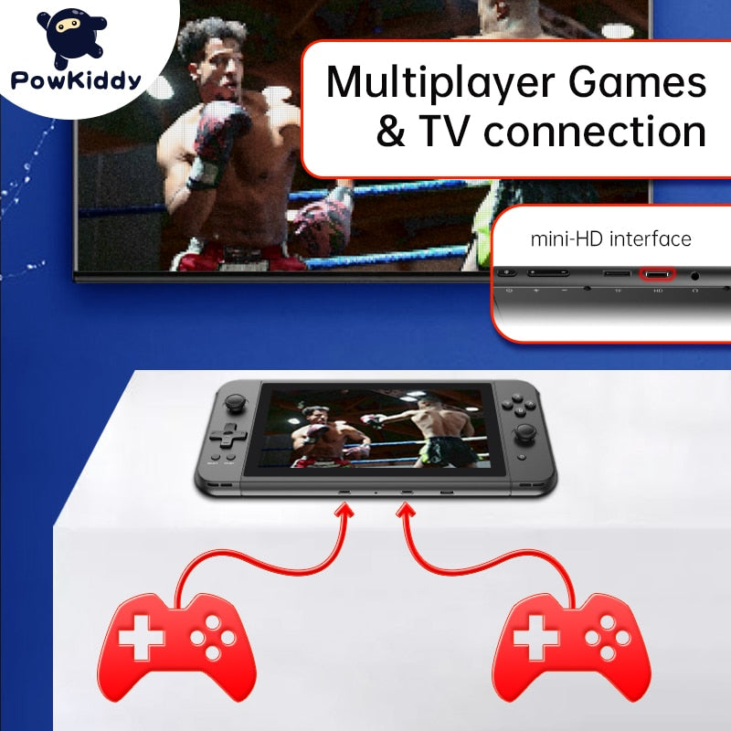 New X70 Handheld Game console 7 inch HD Screen Retro Game Cheap Children