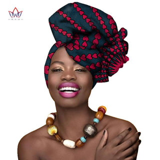 African Headwrap For Women Hair Accessories Scarf Wrapped Head Turban Ladies Hair Accessories Scarf Hat Headwrap Long Tail Cap