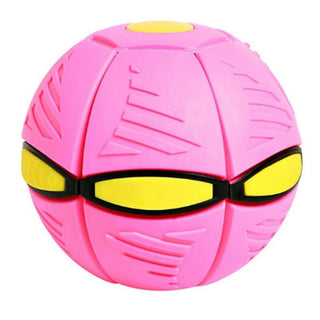 Kids Flat Throw Disc Ball Flying UFO Magic Balls with For Children's Toy Balls Boy Girl Outdoor Sports Toys Gift Flat Ball