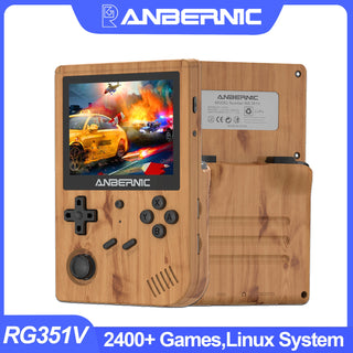 ANBERNIC RG351V Retro Games Console 3.5” IPS RK3326 Handheld Game Player Built in WiFi Games Emulators Linux System 2400+ Games