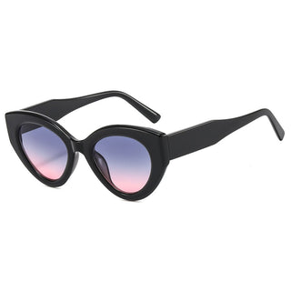 Cat Eye Sunglasses Woman Vintage Brand Black Shades Gradient Sun Glasses Female Cool One Piece Designer Oculos De Sol Feminino