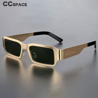 56310 Retro Y2K Sunglasses Women Men Brand Design Mirror Rectangle Vintage Unisex Sun Glasses Metal Shades Oculos Uv400